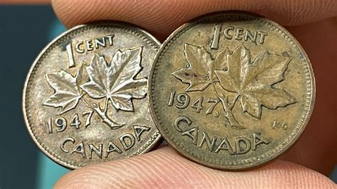 1947 canadian penny coin value|1947 canada 1 cent value.